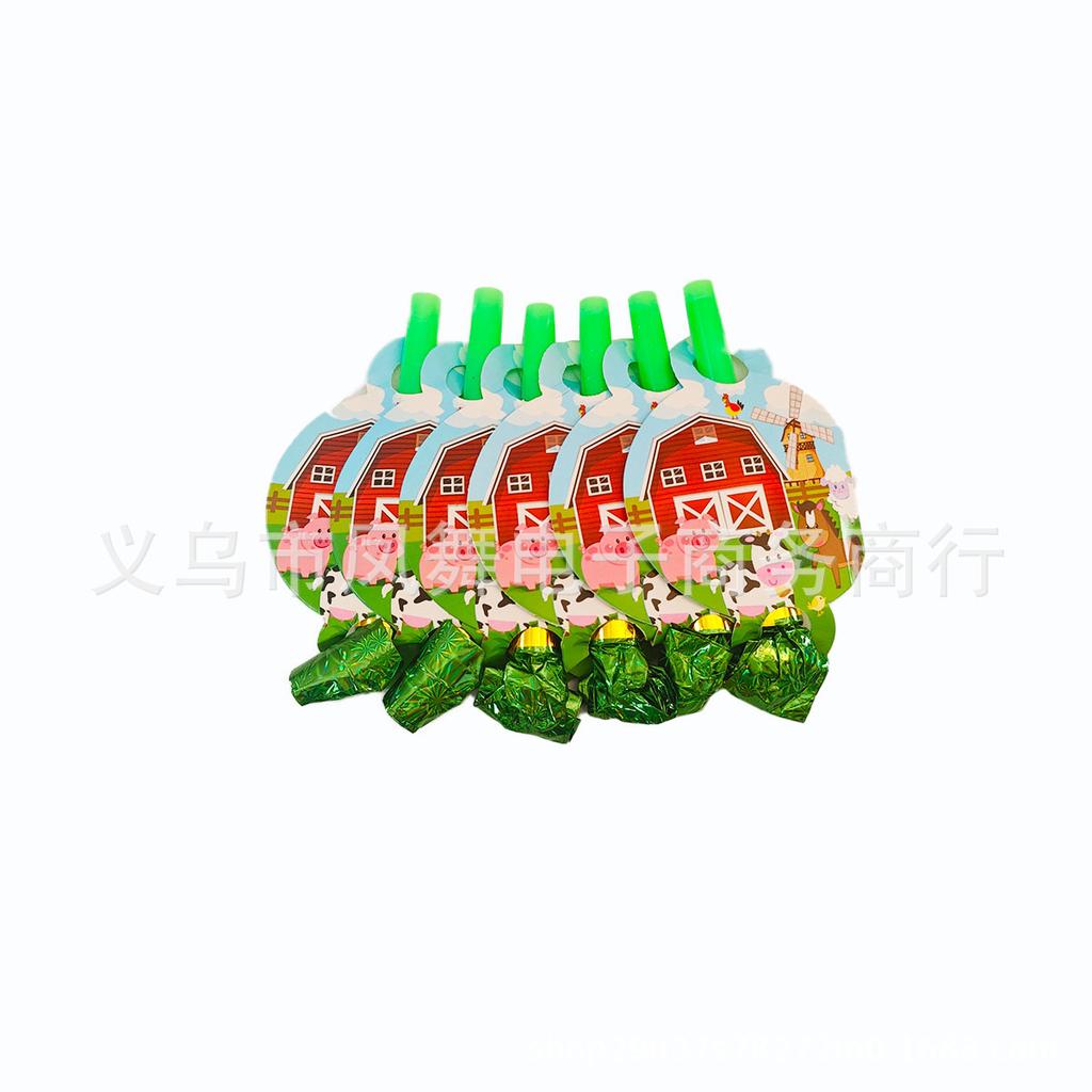 Cow Ranch Birthday Party Supplies Disposable Cutlery Paper Plates Paper Cups Paper Towels Girl Decoration Birthday Decoration