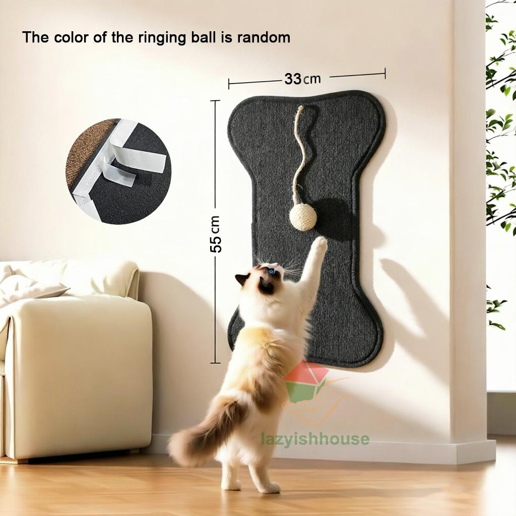 Cat Sisal Mat Furniture Wall Anti-Scratch Pad Wear-resistant Cat Scratching Board for Cat Paw Training Protect Couch and Carpets