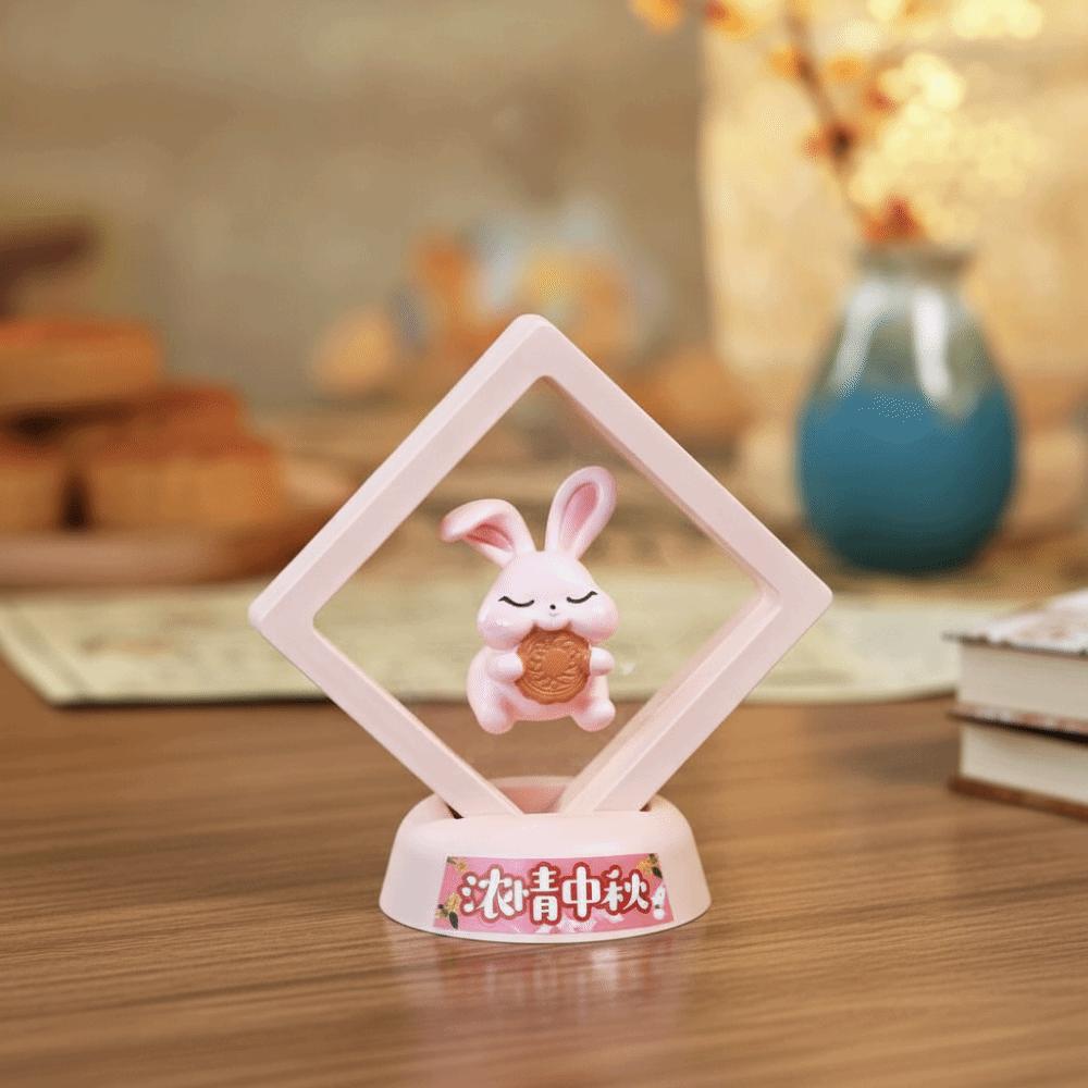 Cute Mini Mid-Autumn Ornament Creative Miniature Rabbit Statue  Desktop Display Decorations