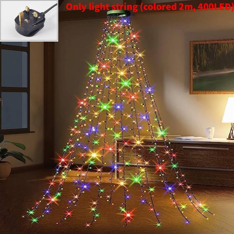 Christmas Tree Led Lights With Low Voltage Power For Festive Home Decor
