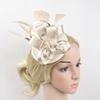 European and American boutique bridal headgear feathers hair accessories mesh head flower stage party hairpin top hat