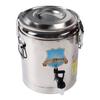 10L Insulated Soup Bucket with Faucet Commercial Rice Bucket Pot Stainless Steel Buckle Lid Handle Beverage Dispenser