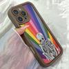 JT441 Raibow Skulls for iPhone 17 16 15 14 13 Pro Max Samsung S26 S25 Ultra A17 A07 A56 A16 A14 A13 Xiaomi 15T Redmi 15c Note 14 13 12 11 Soft Case