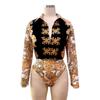 2022 Casual European & American Fashion Print Long-Sleeve Sexy Two-Piece Women's Set