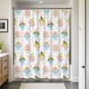 Waterproof Shower Curtain Liner Cute Kawaii Dessert Cake Sprinkle Pattern Bathroom Decor Gift for Kids Girls Tropical Sweet