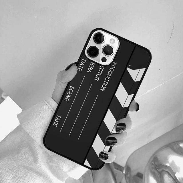 Film Movie Maker Clapper Board Phone Case Cover For iPhone 17 Air 15 Pro MAX 16 Plus 14 12 11 13 Coque