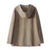 Kesa hooded waist trench coat, short top, spring new casual women's clothing, high sense