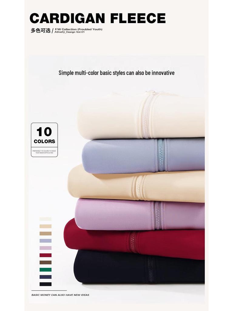 JEANSWEST CLUB Women's Fleece Lined Zip-Up Hoodie