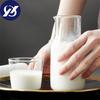 Japansk stil genomskinlig godisfärg tekoppsset i glas Enkel värmebeständig dricksjuicekopp med tekanna Vattenflaska