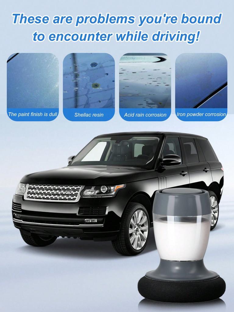5-in-1 Car Waxing & Polishing Tool – Multi-Function Applicator for Paint, Glass & Plastic Interior Polishing and Scratch Repair