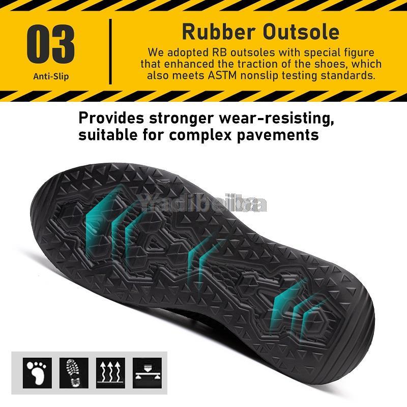 Zapatos de Seguridad con Puntera de Acero para Hombres Mujeres Zapatillas de Trabajo Ligeras Zapatos de Trabajo a Prueba de Pinchazos Unisex Botas de Trabajo de Seguridad para Construcción zapatos con puntera de acero