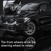 Large 1:18 X5M 530LI Car Model Toy Slide Forward Metal Die-cast Vehicle Foldable Rearview Mirror Models Boys Festival Presents