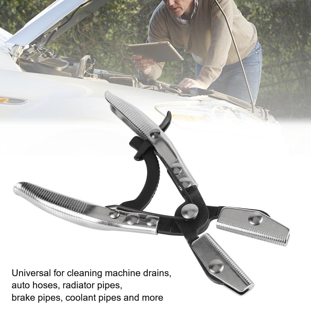 Car Repair Tool 8/10/12 Inch 3Pcs Universal Automatic Locking Length Hose Pinch Off Pliers Flat Mouth Oil Pipe Sealing Pliers