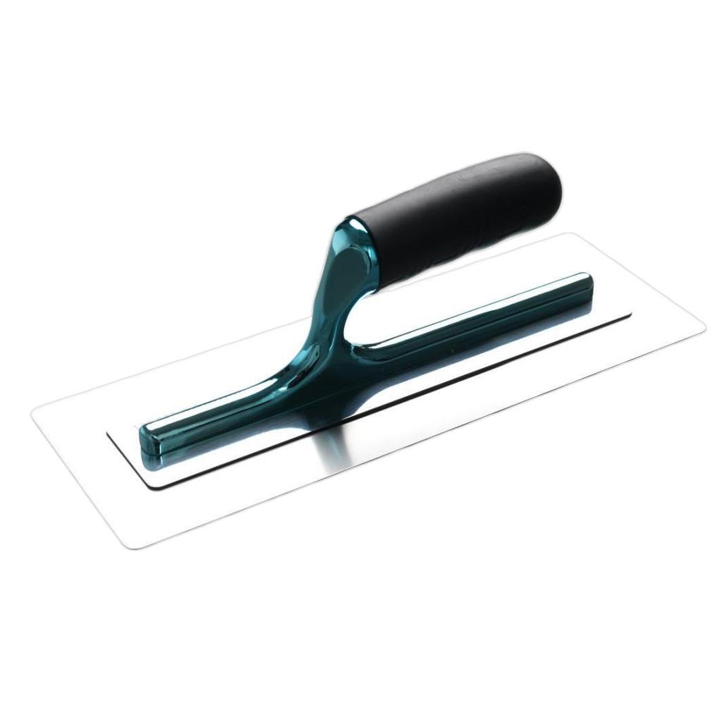Large Stainless Steel Trowel In Blue Perfect For Plastering Bricklaying Trowel Cement Scraper Mud Board Construction With Handle