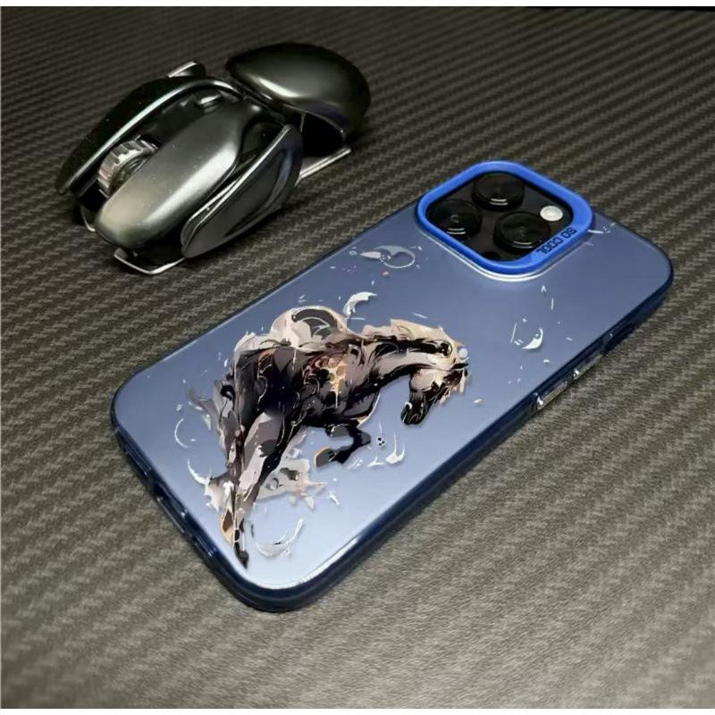 The New Horse Pentium Is Suitable for Iphone17 Mobile Phone Case Apple 16promax/15 Anti-drop 14pro13 Guochao