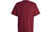 T Shirts Men's Dark Red Crew Neck Moderate Straight Fit IB9472