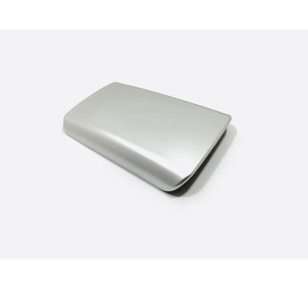 Car Sticker Inner Trim Cover Center Console Middle Rear Back Tail Cup Armrest Box Frame For Hyundai Tucson L    2024 ABS Silver