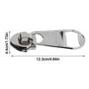 Zipper Shaped Refrigerator Paste Bottle Opener Zinc Alloy Creative Bottle Opener  Family Use