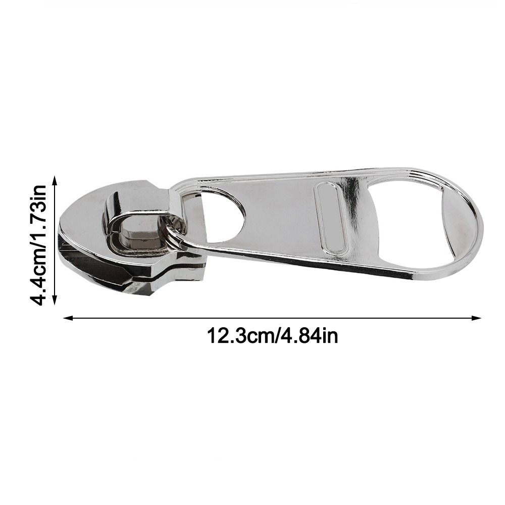 Zipper Shaped Refrigerator Paste Bottle Opener Zinc Alloy Creative Bottle Opener  Family Use