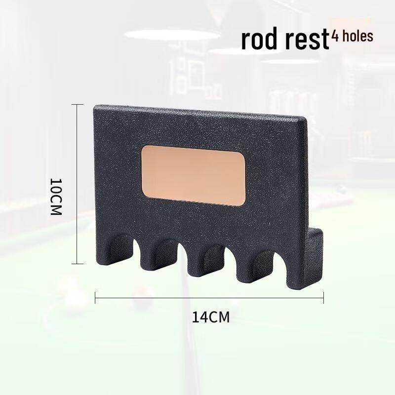 

Four-Hole Billiard Cue Rest Holder