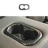 For Honda CR-V Rear Armrest Water Cup Holder Panel -2024 Carbon Fiber Steel