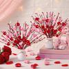 Artificial Flowers Handmade Valentine's Plastic Love Combination Outdoor Garden Arch Wedding Bridal Bouquet Home Room Diy Gifts