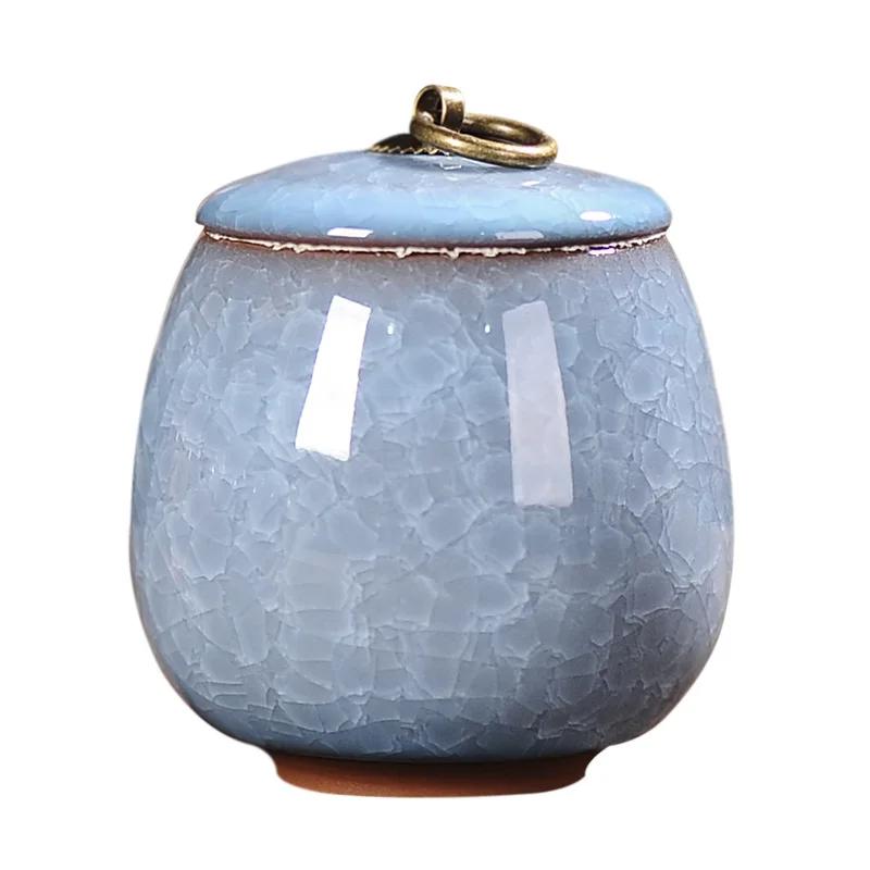 Chá Café Açúcar Armazenamento Jar China Artesanato Decoração Mini Cerâmica Jar Cozinha Armazenamento Garrafas & Jarras Recipientes Decoração Casa Novo