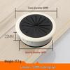 Round Plastic Cable Grommet Hole Cover for Office Desk - Sizes 50/60/65/80 Mm