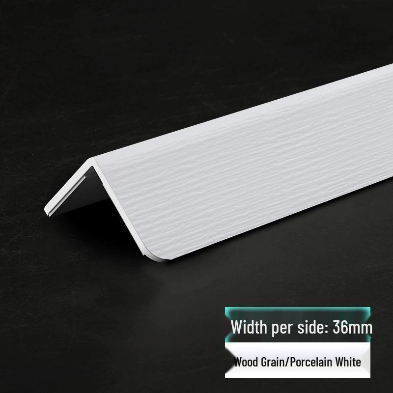 PVC Wall Corner Protection Strip - Anti-Collision Right Angle Edge for Living Room