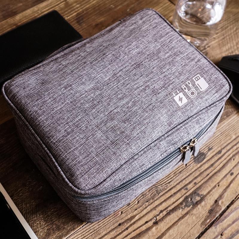 Waterproof Multifunctional Travel Digital Storage Bag for Cables, Power Bank, USB, Charger, and Earphones