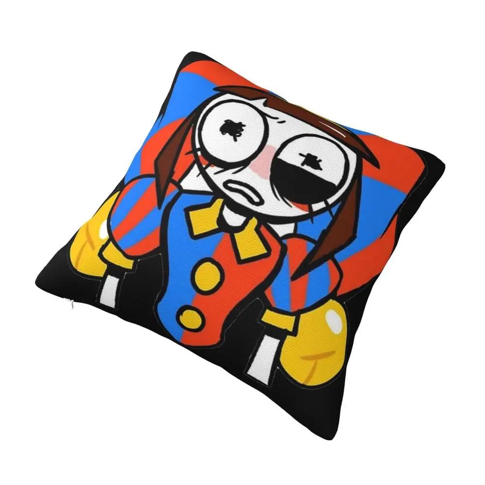 Die erstaunliche digitale Zirkus Kissenbezüge Bett Auto Pomni und Jax Kissenbezug Lustige Deko Kissenhülle