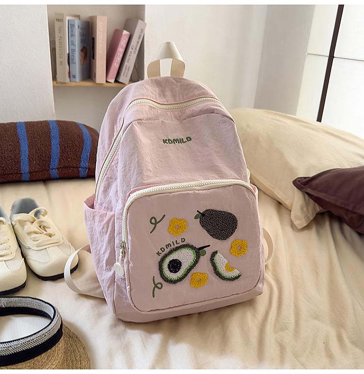 

Ins High-Value Japanese Backpack for Girls: Large Capacity, Lightweight, Versatile Travel & School Bag Small розовый