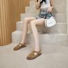 Fashion AIYUQI Flat-soled Retro Genuine Leather Hollow Baotou Sandals Women's 2025 New Hollow Pig Cage Women's Sandals