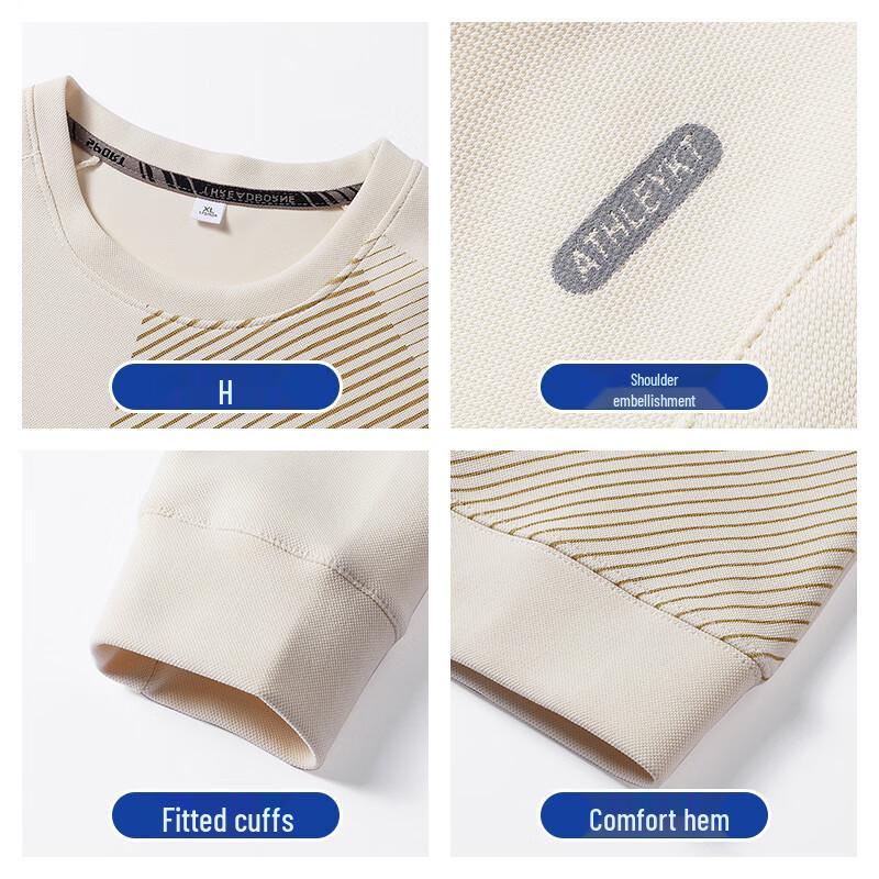 JEANSWEST Pánské volné ležérní tričko s dlouhým rukávem