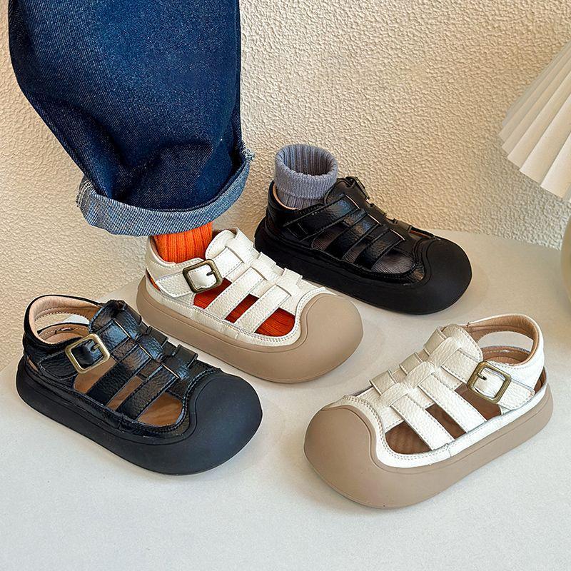 

Summer 2025 Korean Style Sandals for Toddlers: Indoor Roman Shoes for Boys & Girls Aged 1-6. Custom 2000 pairs price чорний