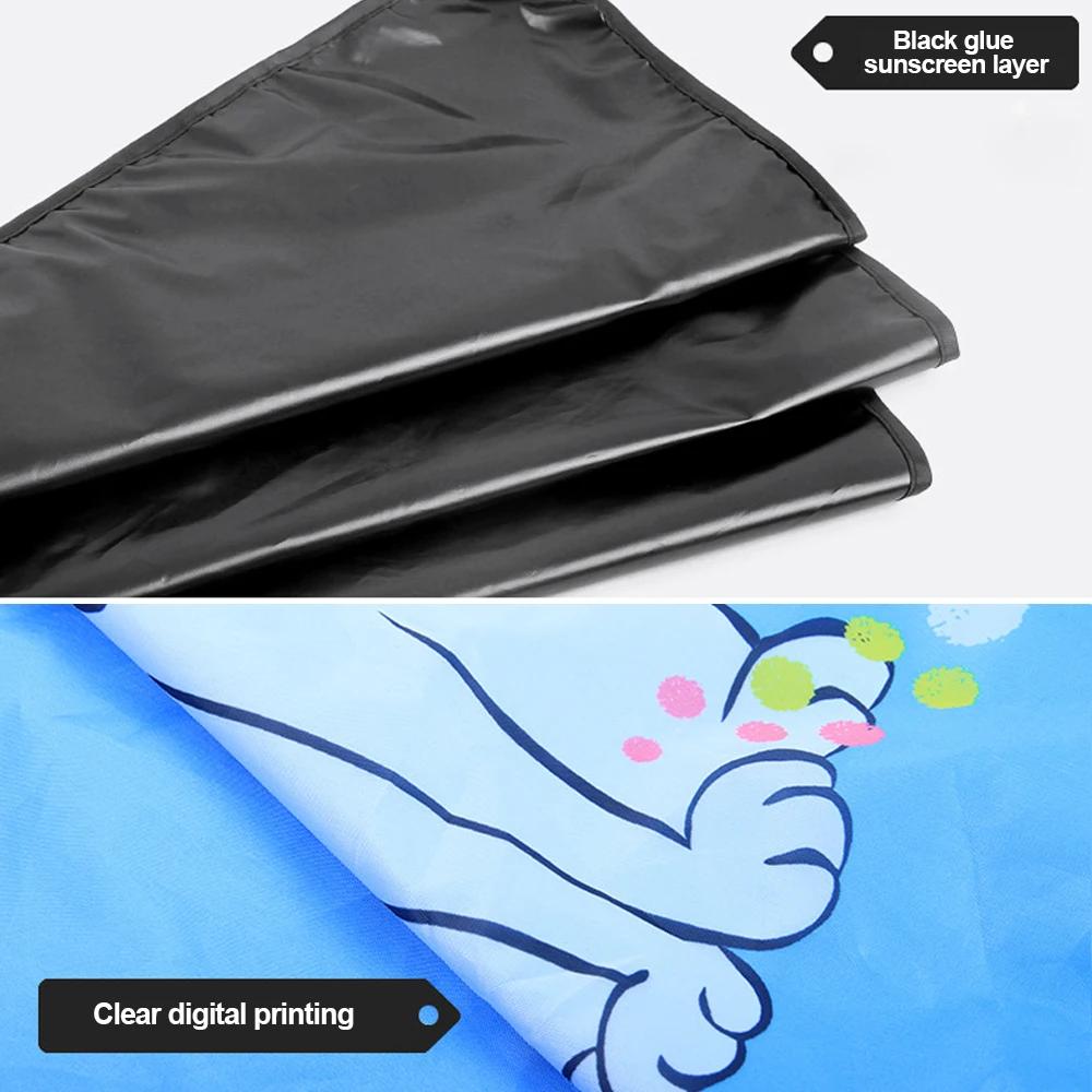 Car Window Shades Mosquito Net Sun Cover Telescopic Magnetic Sunshade UV Protection Block Curtain