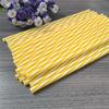 100 Pieces Plastic Drinking Straws 8 Inches Long Multi-Colored Striped Foldable