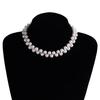 Light Luxury Atmosphere High Sense Imitation Pearl Necklace Women Simple Elegance Versatile Cold Wind Collarbone Chain