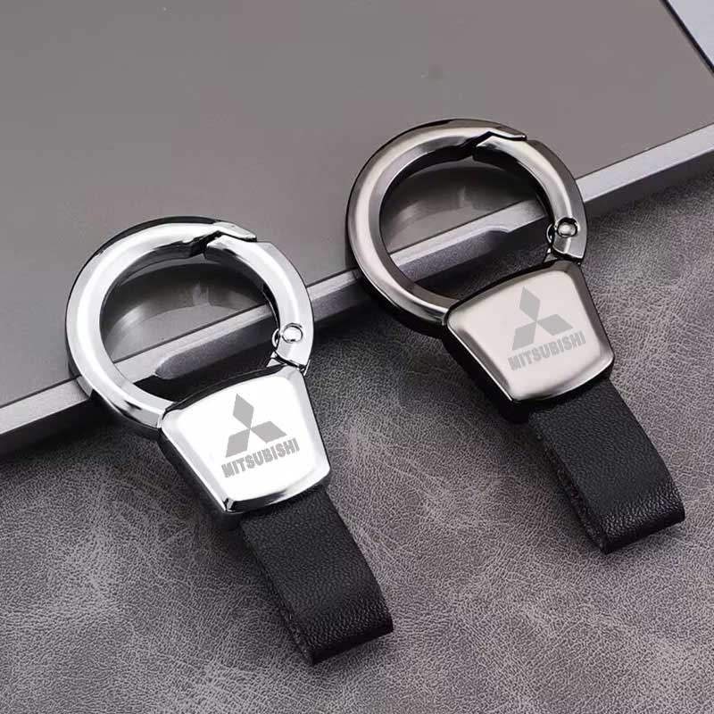 cwnqah1 cwmvjg1 Car Badges Keychain Key Chain Rings Keyring Accessories For Mitsubishi Pajero Outlander XL Montero Lancer Triton Galant Evo ASX