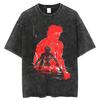 Baki Hanma Anime Manga Graphic Tees for Men Women Retro Washed Cotton T-shirts Tops Casual Oversized Tshirt Harajuku Str 1074