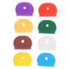 10Pcs Mixed Colors Rubber Soft Key Locks Keys Cap Key Covers Topper Keyring