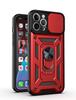 For Iphone12 ProMax Slide Camera Lens Protector Shockproof Armor Case For Iphone 12 ProMax Magnetic Car Holder Cover