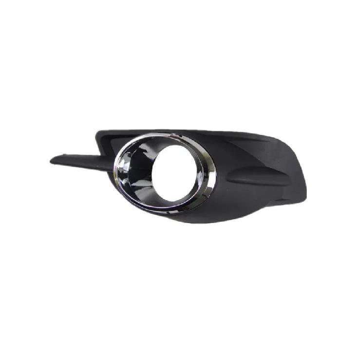 Left Right Black Front Bumper Bar Fog Lamp Cover Anti-fog Light Frame Plating Ring Automobile Part for Ford Mondeo 2006 2007 Left