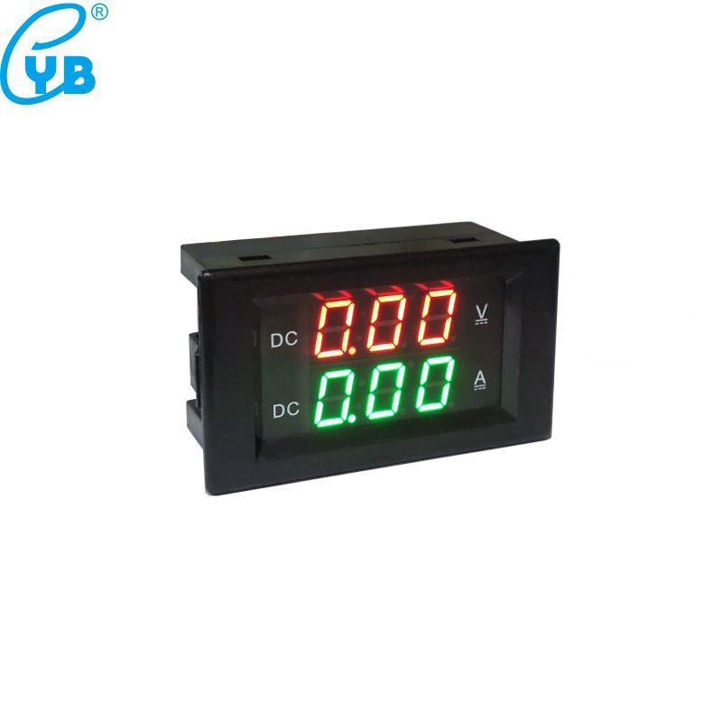 YB4835VA DC 100V 300V 600V Digital Voltmeter Ammeter Voltage Current Meter LED Display VA Dual Meter Amperemeter 3A 10A 20A 50A