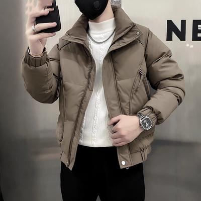 Thickened Cotton-padded Men's Winter Coat Trendy Down Cotton-padded Clothes