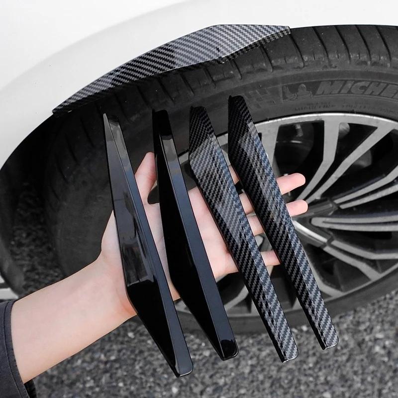Car Modification Wheel Eyebrow Anti-collision Strip Universal Widening Scratch-proof Sticker Fender Wide Carbon Fiber Texture