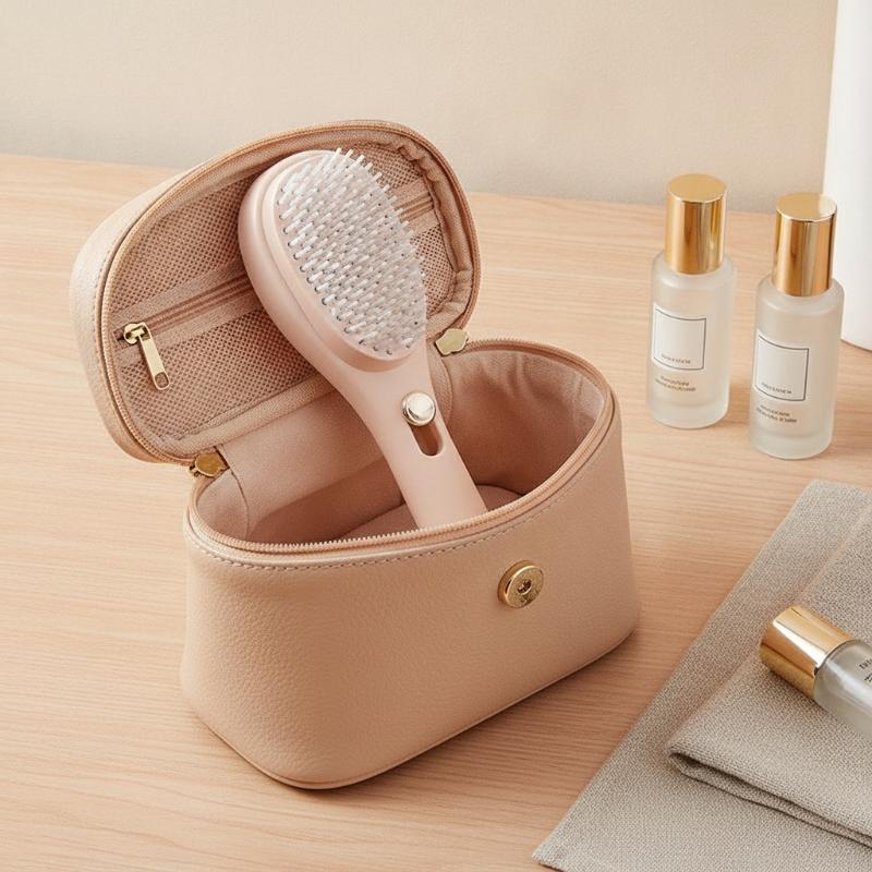 Brosse à Cheveux Démêlante Auto-Nettoyante Avec Picots Doux de Massage Et Élimination des Cheveux en Un Clic Pour la Maison, le Voyage, les Soins Capillaires Quotidiens