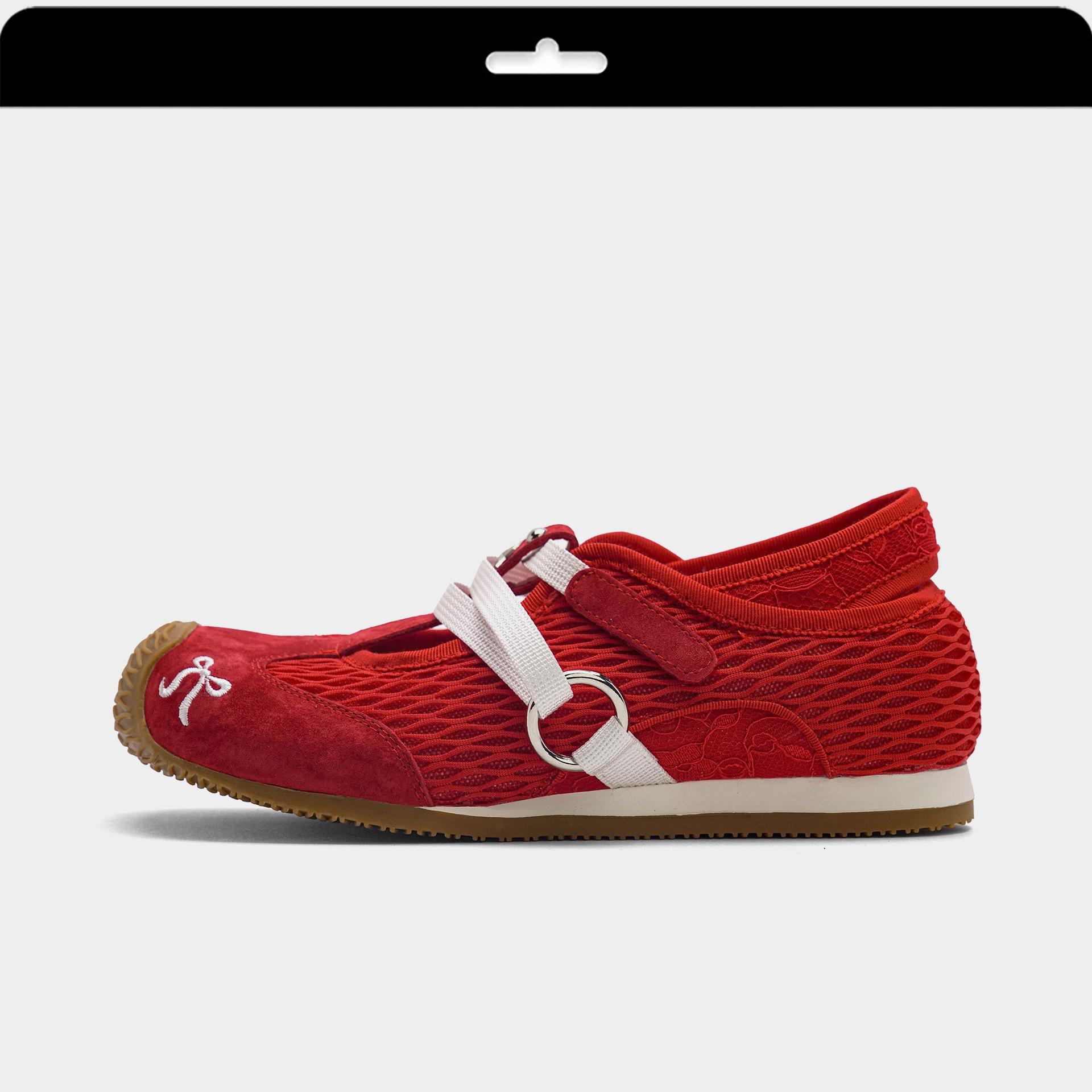 

Skittles~ Ballet Mary Jane single shoes mesh surface summer 2025 new thick-soled Agande training shoes women s models 35