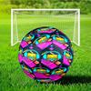 Geometry Dash: Dance To The Beat Soccer Ball Size 5 Soccer Ball, Machine-stitched, Durable, Suitable for Training and Matches Fan Gift
