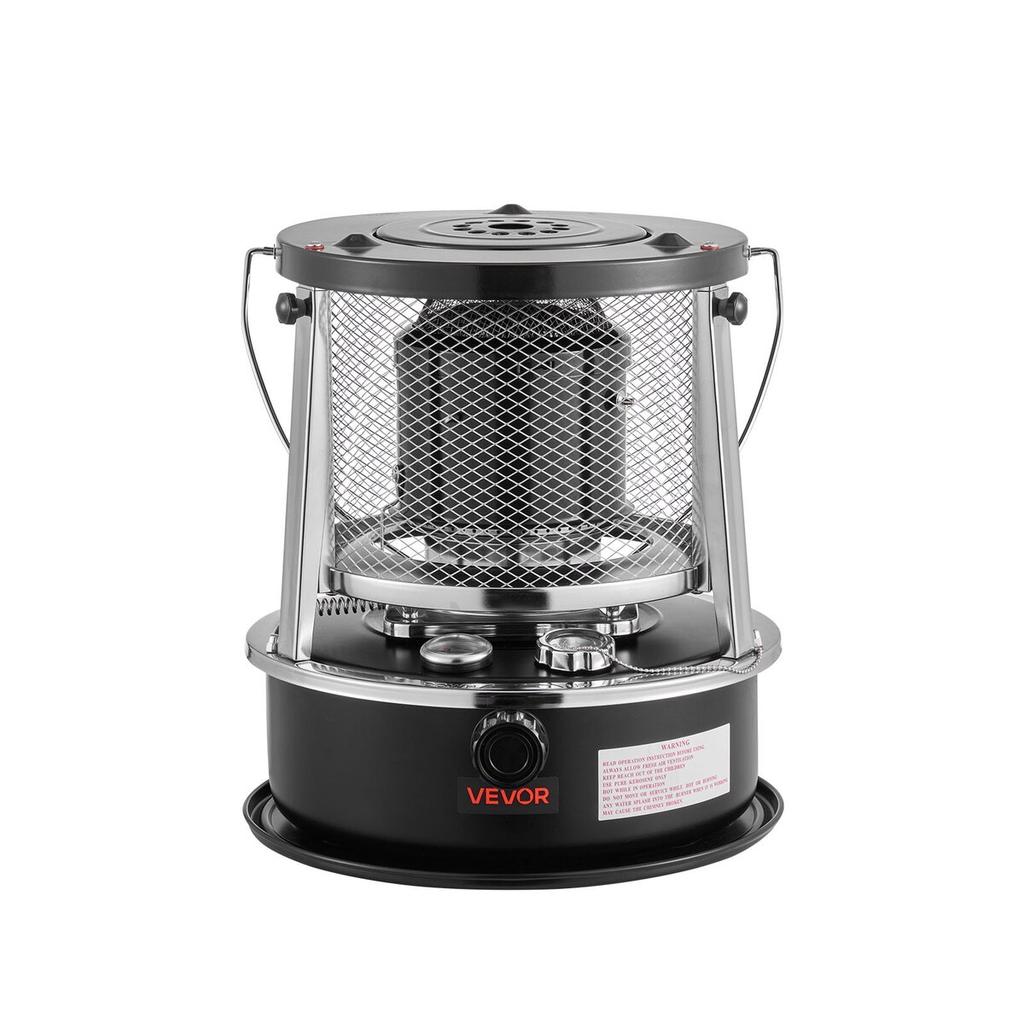 9000 BTU Portable Kerosene Heater & Stove, 2 in 1 Non-Electric Indoor Outdoor Heater with Adjustable Height & Flame & Easy Storage,for Camping,